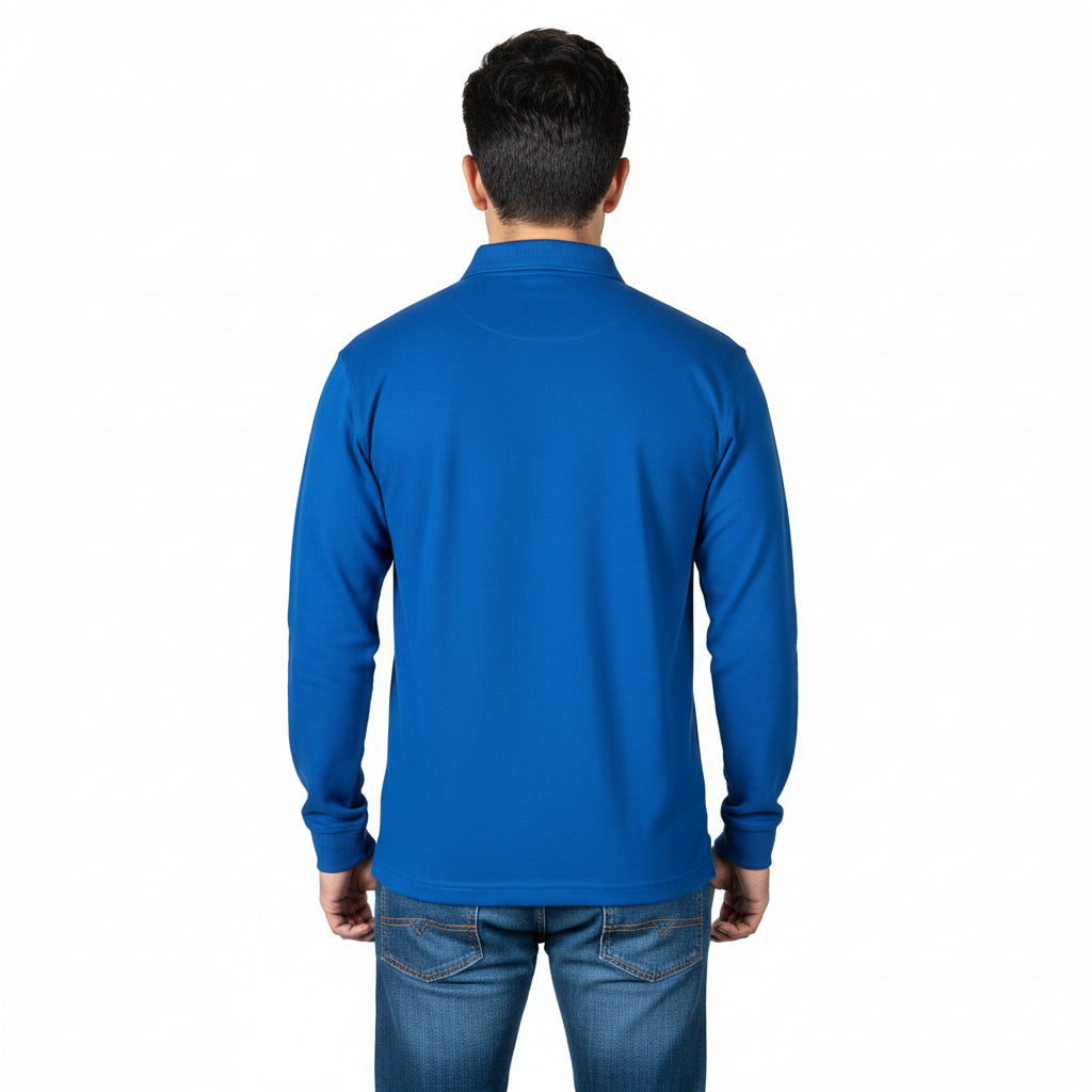 Playera Brans Tipo Polo Manga Larga Durable Resistente S-xl - Garufa Jeans