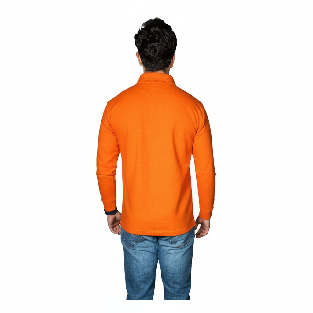 Playera Brans Tipo Polo Manga Larga Durable Resistente S-xl - Garufa Jeans