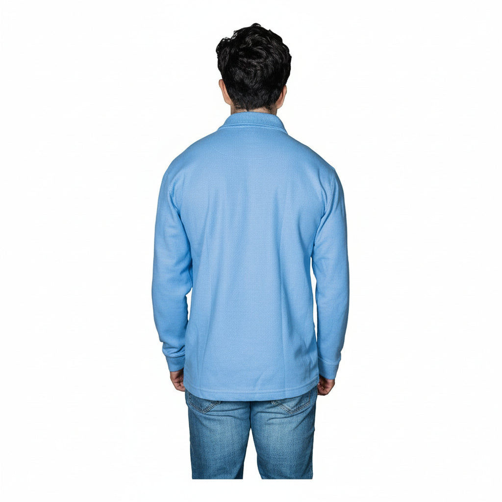 Playera Brans Tipo Polo Manga Larga Durable Resistente S-xl - Garufa Jeans