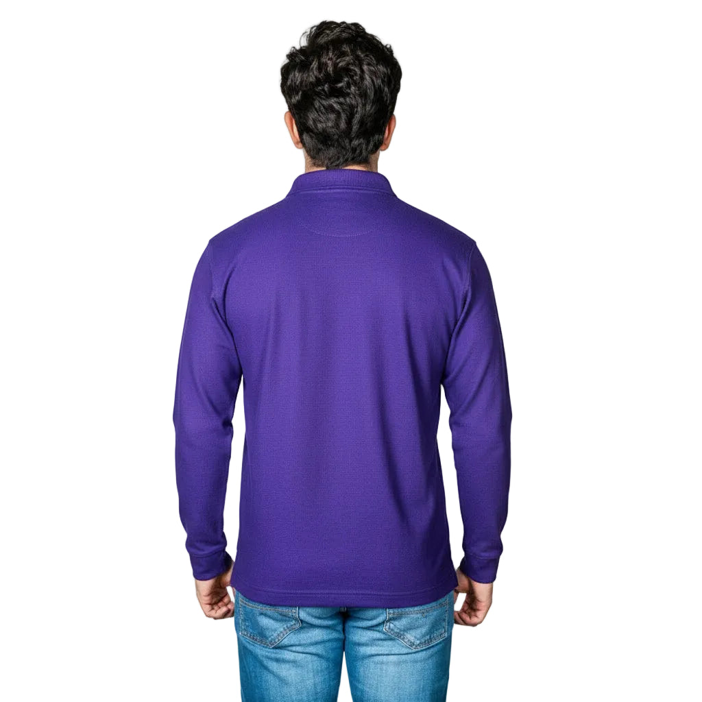 Playera Brans Tipo Polo Manga Larga Durable Resistente S-xl - Garufa Jeans