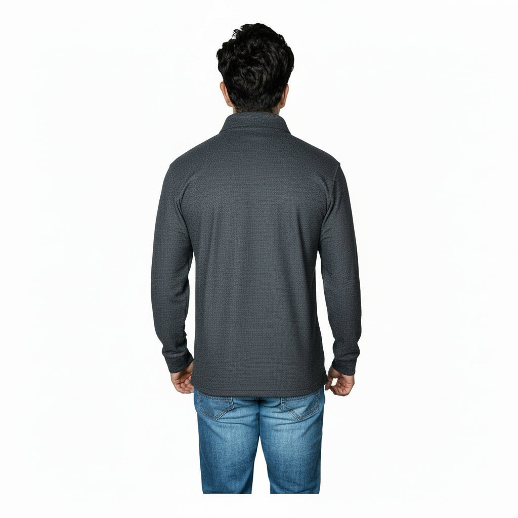 Playera Brans Tipo Polo Manga Larga Durable Resistente S-xl - Garufa Jeans