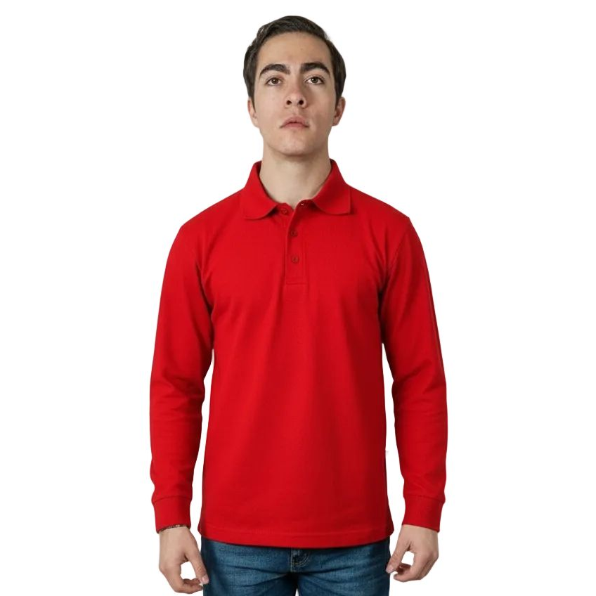 Playera Brans Tipo Polo Manga Larga Durable Resistente S - xl - Garufa Jeans