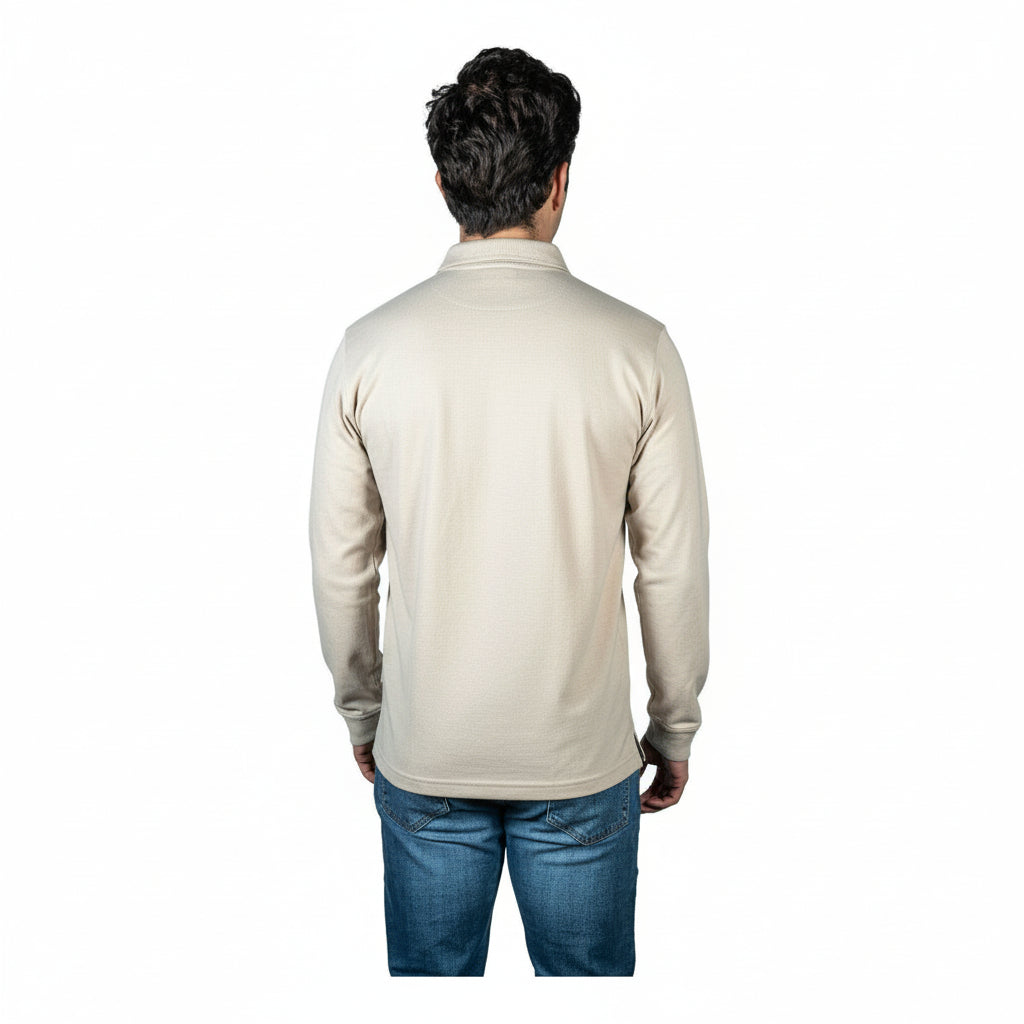 Playera Brans Tipo Polo Manga Larga Durable Resistente S-xl - Garufa Jeans