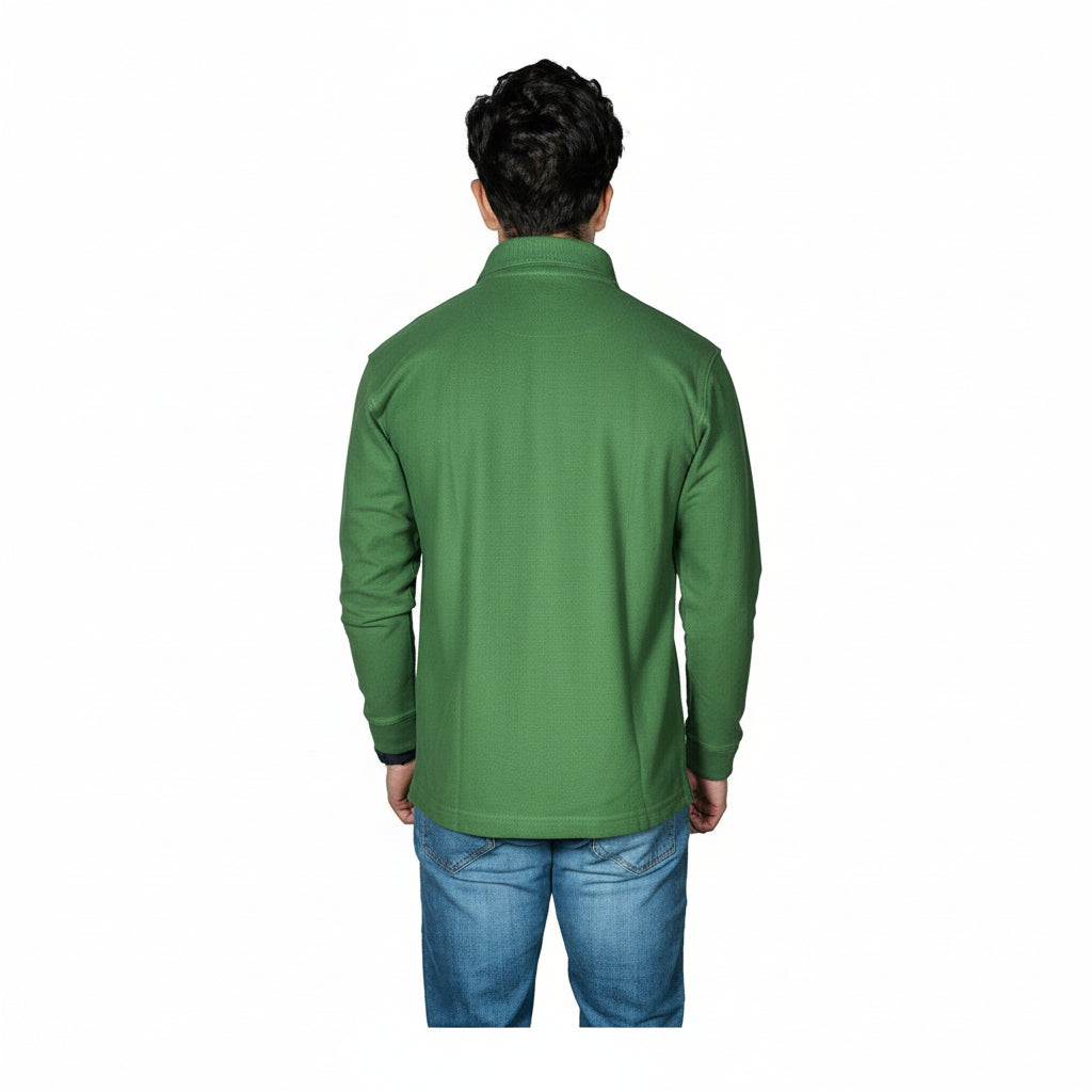Playera Brans Tipo Polo Manga Larga Durable Resistente S-xl - Garufa Jeans