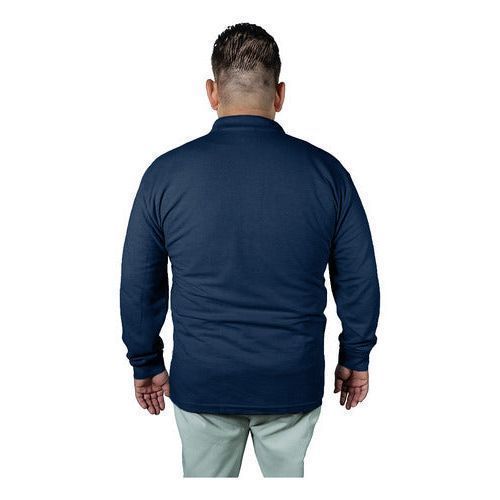 Playera Brans Tipo Polo Manga Larga Durable Tallas 4xl - 5xl - Garufa Jeans