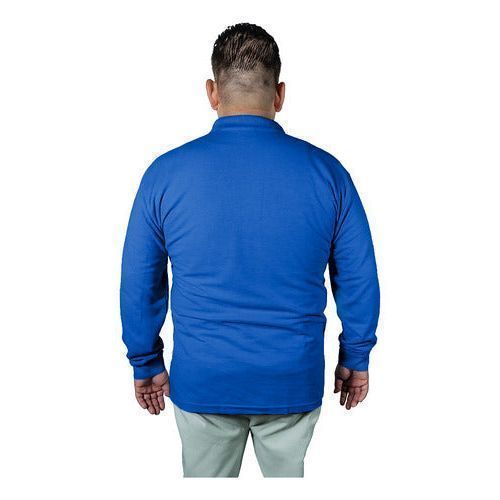 Playera Brans Tipo Polo Manga Larga Durable Tallas 4xl - 5xl - Garufa Jeans