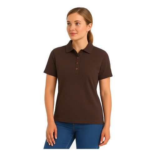 Playera Brans Tipo Polo Para Mujer Durable Resistente Extras - Garufa Jeans