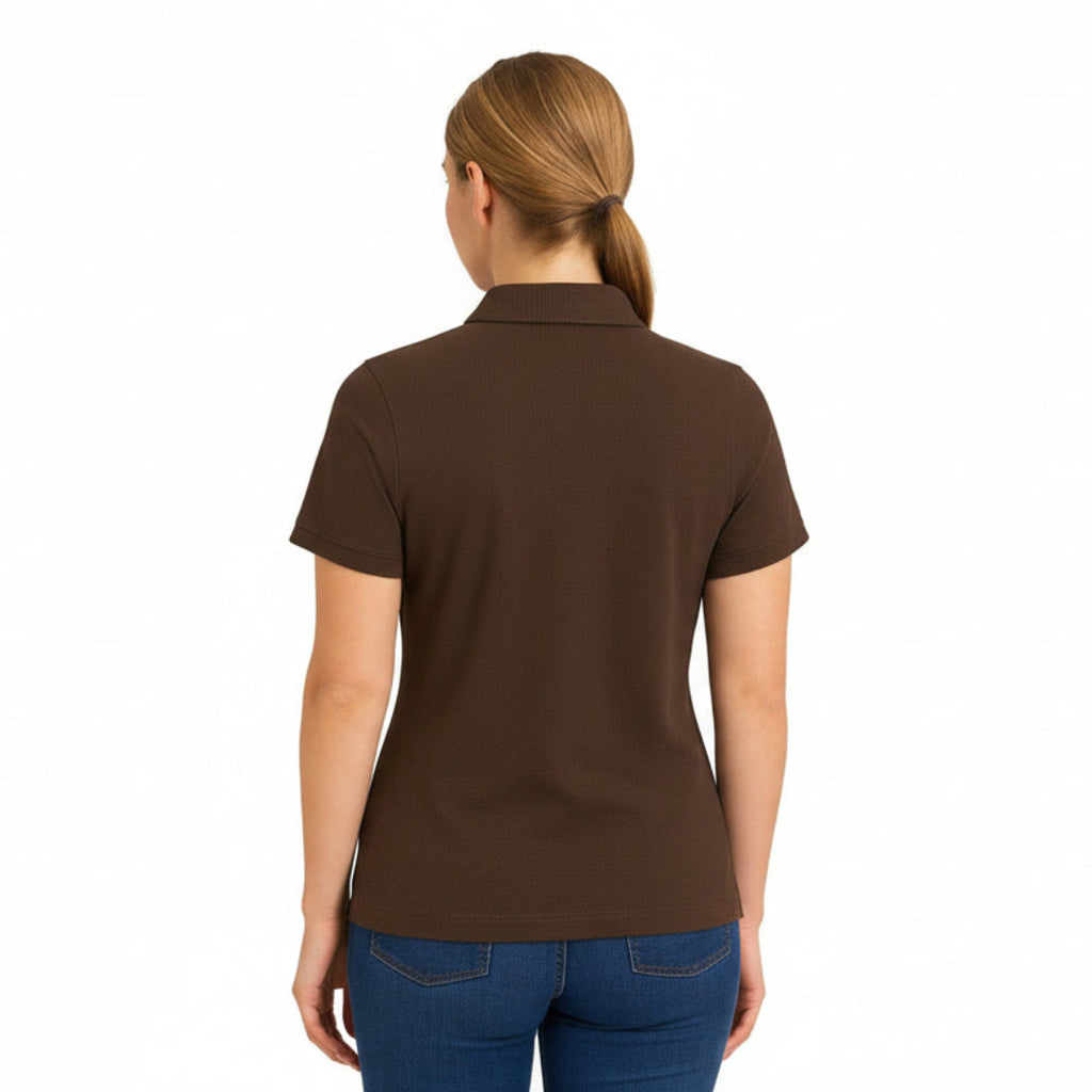 Playera Brans Tipo Polo Para Mujer Durable Resistente  S-xl - Garufa Jeans