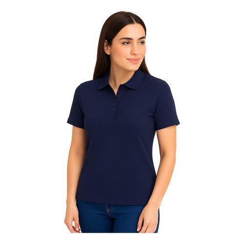 Playera Brans Tipo Polo Para Mujer Durable Resistente  S-xl - Garufa Jeans