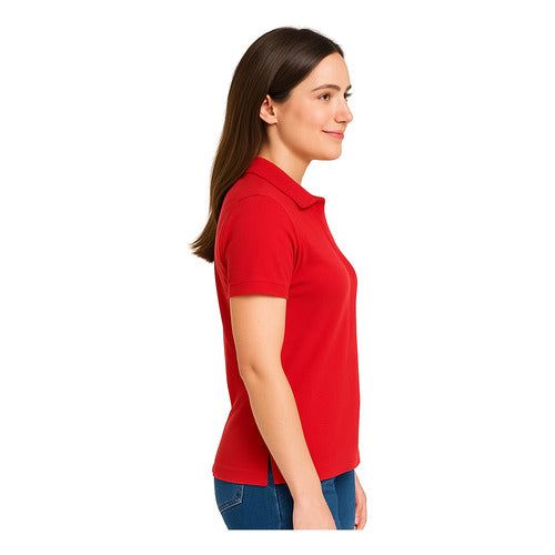 Playera Brans Tipo Polo Para Mujer Durable Resistente  S-xl - Garufa Jeans