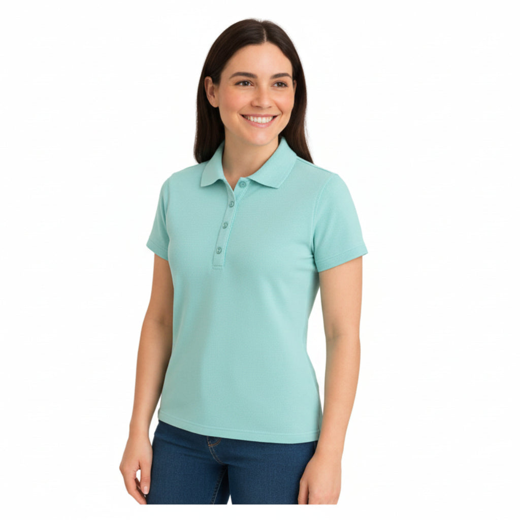 Playera Brans Tipo Polo Para Mujer Durable Resistente  S-xl - Garufa Jeans