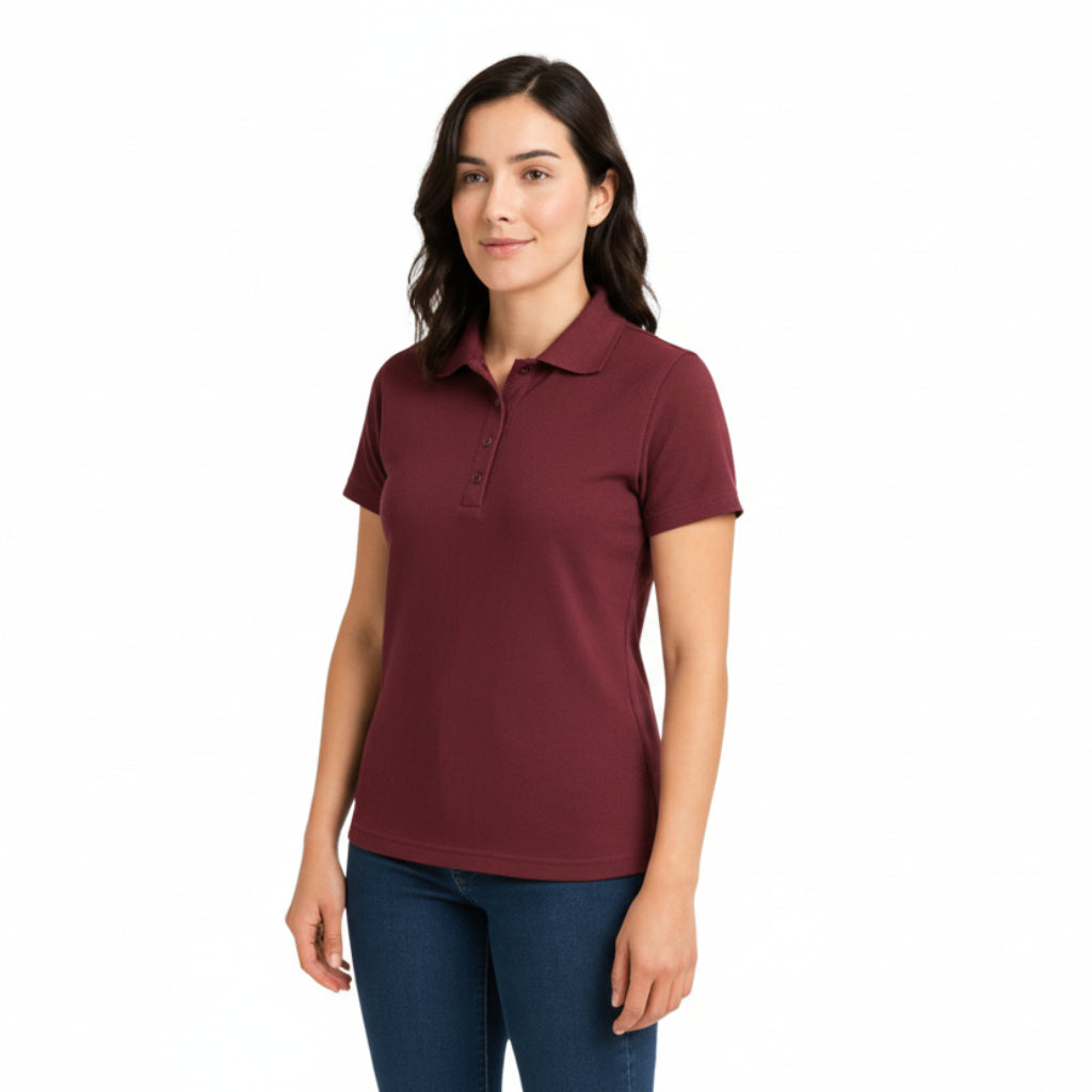 Playera Brans Tipo Polo Para Mujer Durable Resistente  S-xl - Garufa Jeans