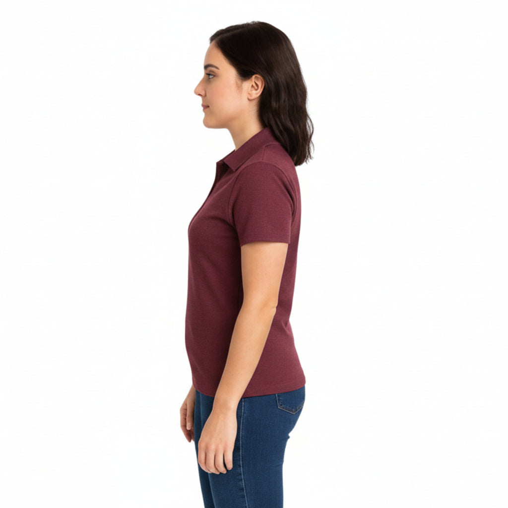 Playera Brans Tipo Polo Para Mujer Durable Resistente  S-xl - Garufa Jeans