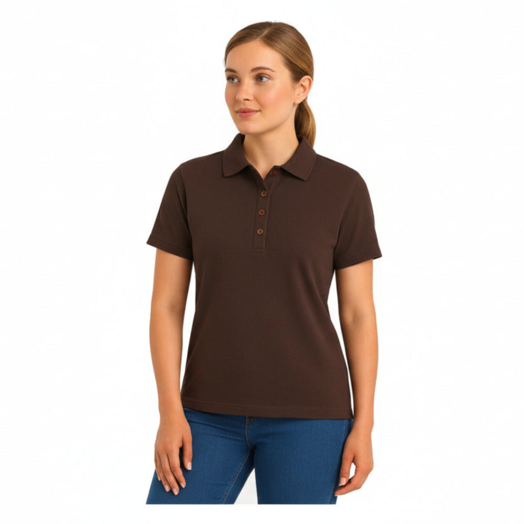 Playera Brans Tipo Polo Para Mujer Durable Resistente  S-xl - Garufa Jeans