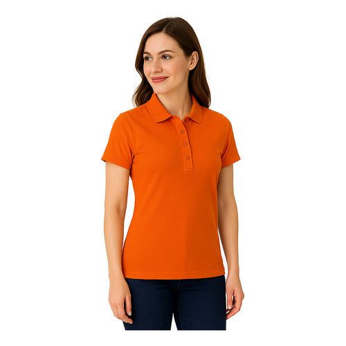 Playera Brans Tipo Polo Para Mujer Durable Resistente  S-xl - Garufa Jeans