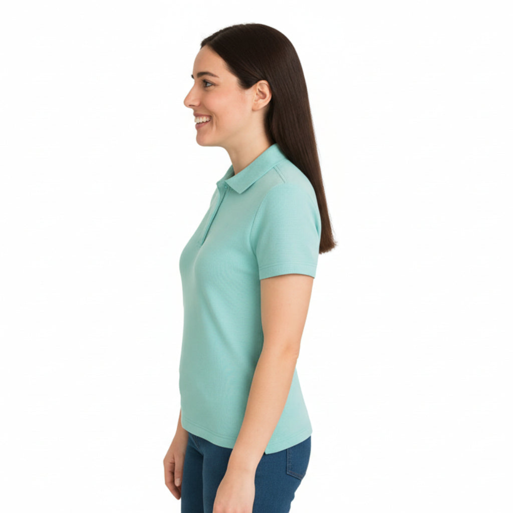 Playera Brans Tipo Polo Para Mujer Durable Resistente  S-xl - Garufa Jeans