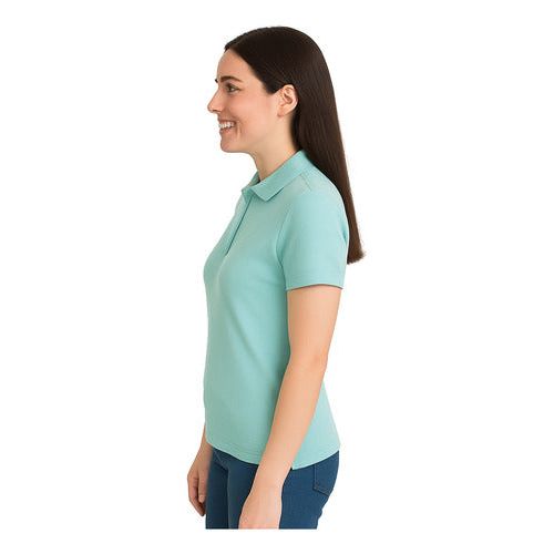 Playera Brans Tipo Polo Para Mujer Durable Resistente  S-xl - Garufa Jeans