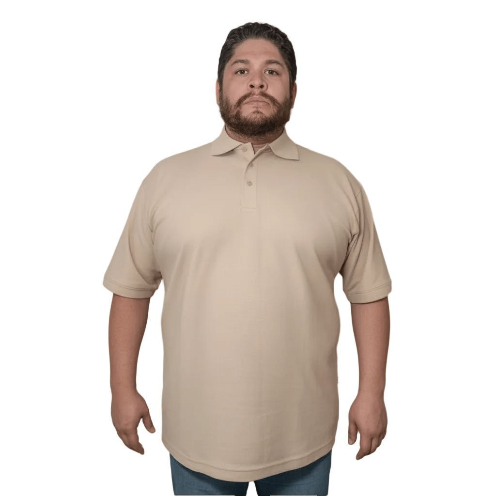Playera Brans Tipo Polo Peso Completo Durable Tallas 2xl 3xl - Garufa Jeans