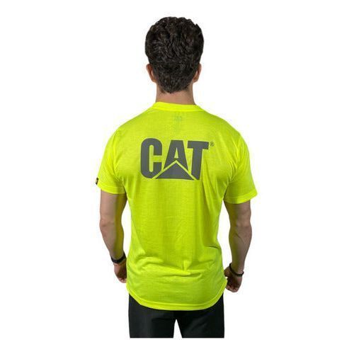 Playera Cat Caterpillar Alta Visibilidad Logotipo Reflejante - Garufa Jeans