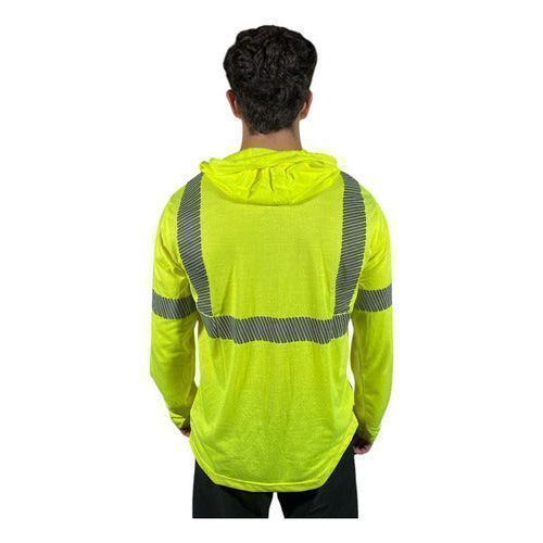 Playera Cat Caterpillar Manga Larga Reflejante Cupucha - Garufa Jeans