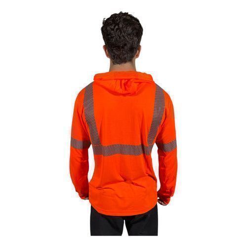 Playera Cat Caterpillar Manga Larga Reflejante Cupucha - Garufa Jeans