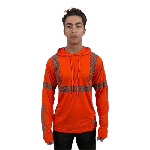 Playera Cat Caterpillar Manga Larga Reflejante Cupucha - Garufa Jeans