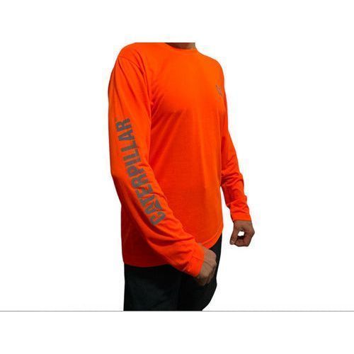 Playera Cat Caterpillar Manga Larga Reflejantes - Garufa Jeans