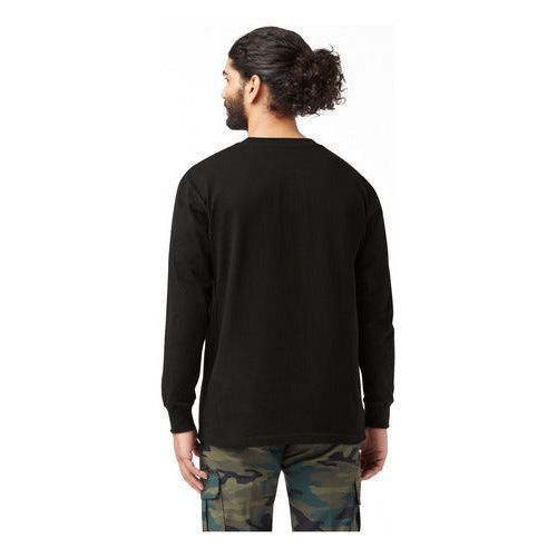 Playera Dickies Wl450 Peso Completo Manga Larga Con Bolsillo - Garufa Jeans