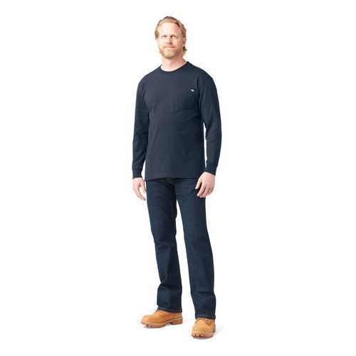 Playera Dickies Wl450 Peso Completo Manga Larga Con Bolsillo - Garufa Jeans