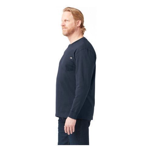 Playera Dickies Wl450 Peso Completo Manga Larga Con Bolsillo - Garufa Jeans