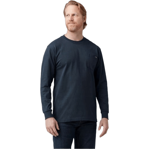 Playera Dickies Wl450 Peso Completo Manga Larga Con Bolsillo - Garufa Jeans