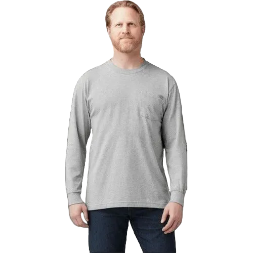 Playera Dickies Wl450 Peso Completo Manga Larga Con Bolsillo - Garufa Jeans