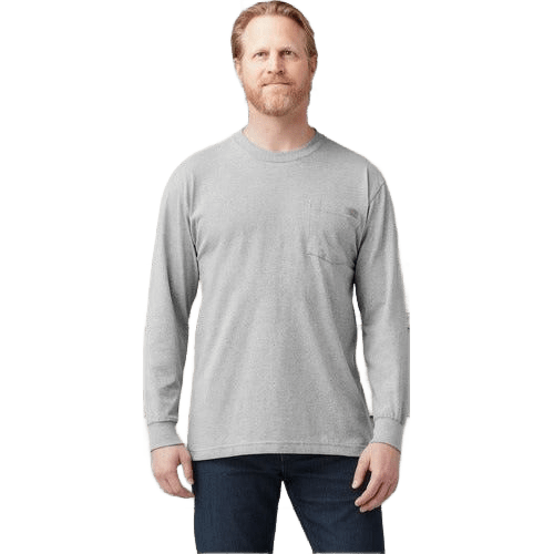 Playera Dickies Wl450 Peso Completo Manga Larga Con Bolsillo - Garufa Jeans