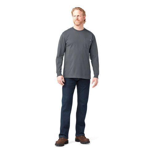 Playera Dickies Wl450 Peso Completo Manga Larga Con Bolsillo - Garufa Jeans