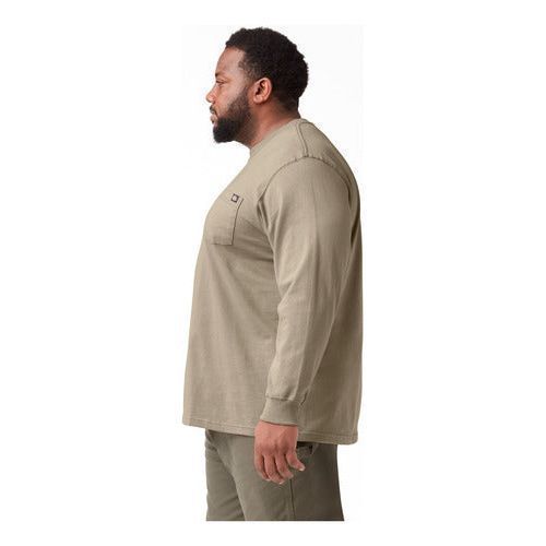 Playera Dickies Wl450 Peso Completo Manga Larga Talla Extra - Garufa Jeans