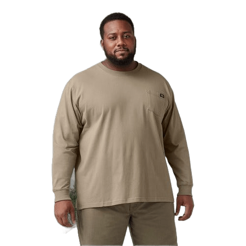 Playera Dickies Wl450 Peso Completo Manga Larga Talla Extra - Garufa Jeans