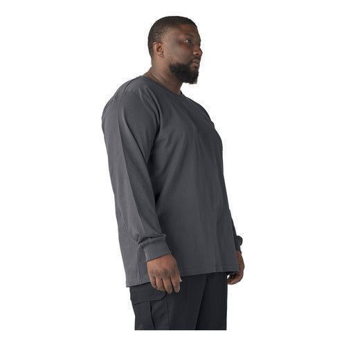 Playera Dickies Wl450 Peso Completo Manga Larga Talla Extra - Garufa Jeans