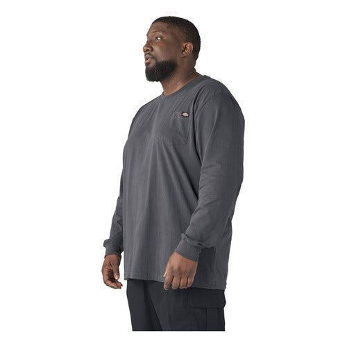 Playera Dickies Wl450 Peso Completo Manga Larga Talla Extra - Garufa Jeans
