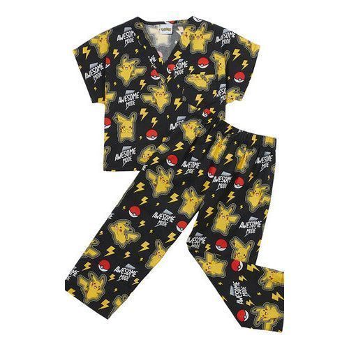 pijama quirurgica infantil Pokemon Cherokee 6620C para niño y niña Awesome mode, vista frontal | color:pmam-awesome-mode