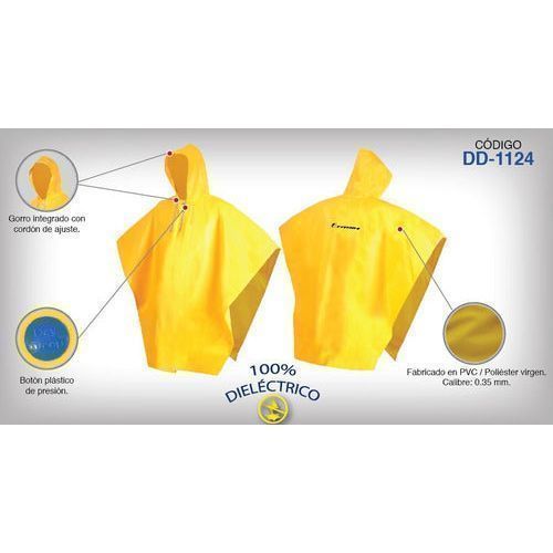 Poncho Jyrsa Dd - 1124 Capa Impermeable Con Capucha - Garufa Jeans