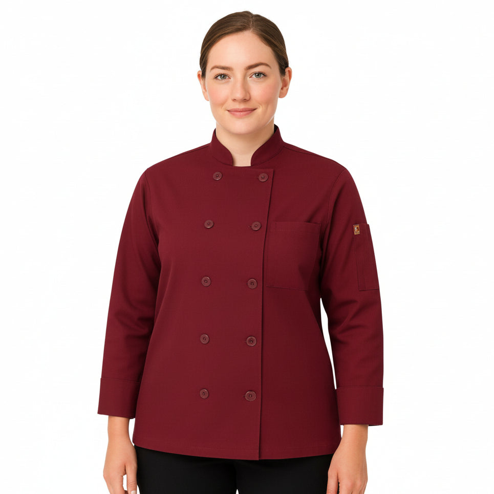 Red Kap 041 Filipina Chef Manga Larga Repelente Aceite Mujer - Garufa Jeans