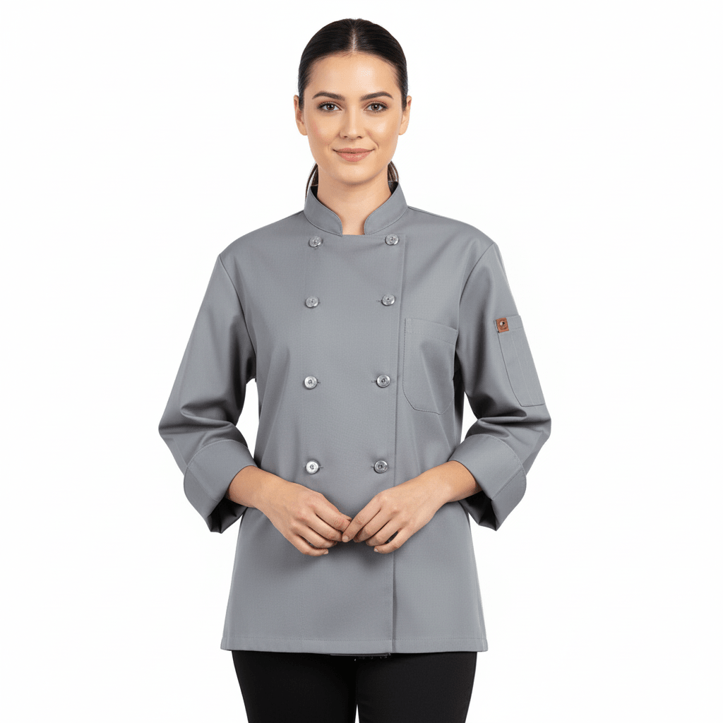 Red Kap 041 Filipina Chef Manga Larga Repelente Aceite Mujer - Garufa Jeans
