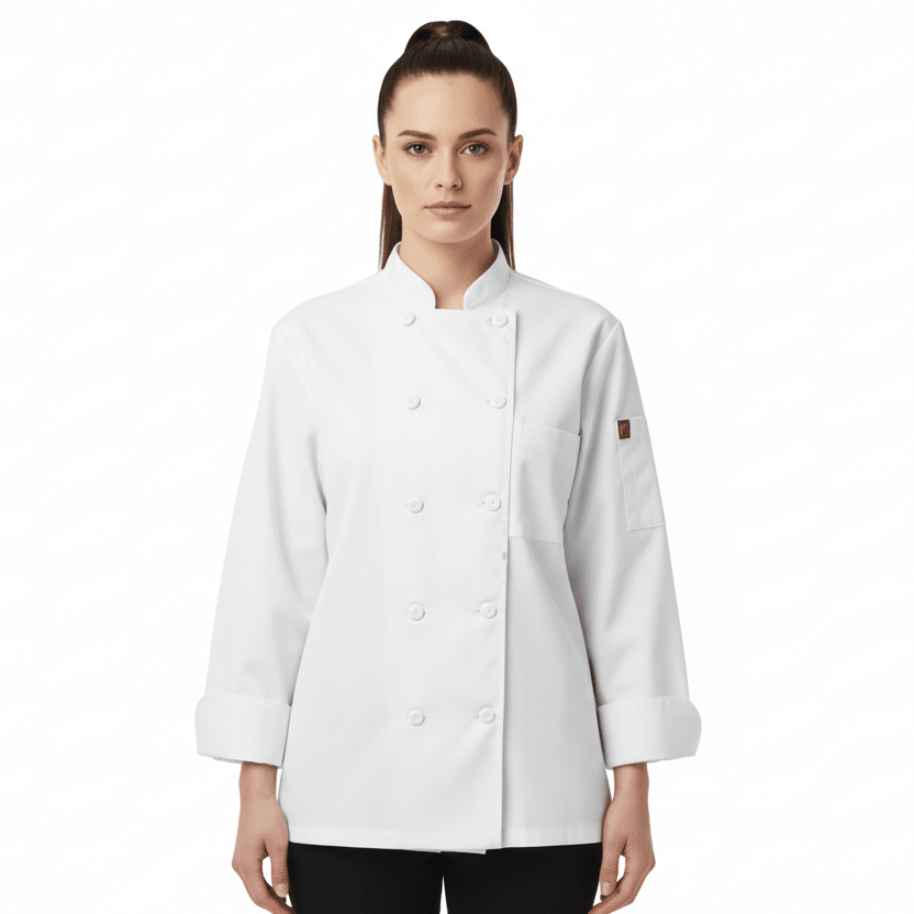Red Kap 041 Filipina Chef Manga Larga Repelente Aceite Mujer - Garufa Jeans