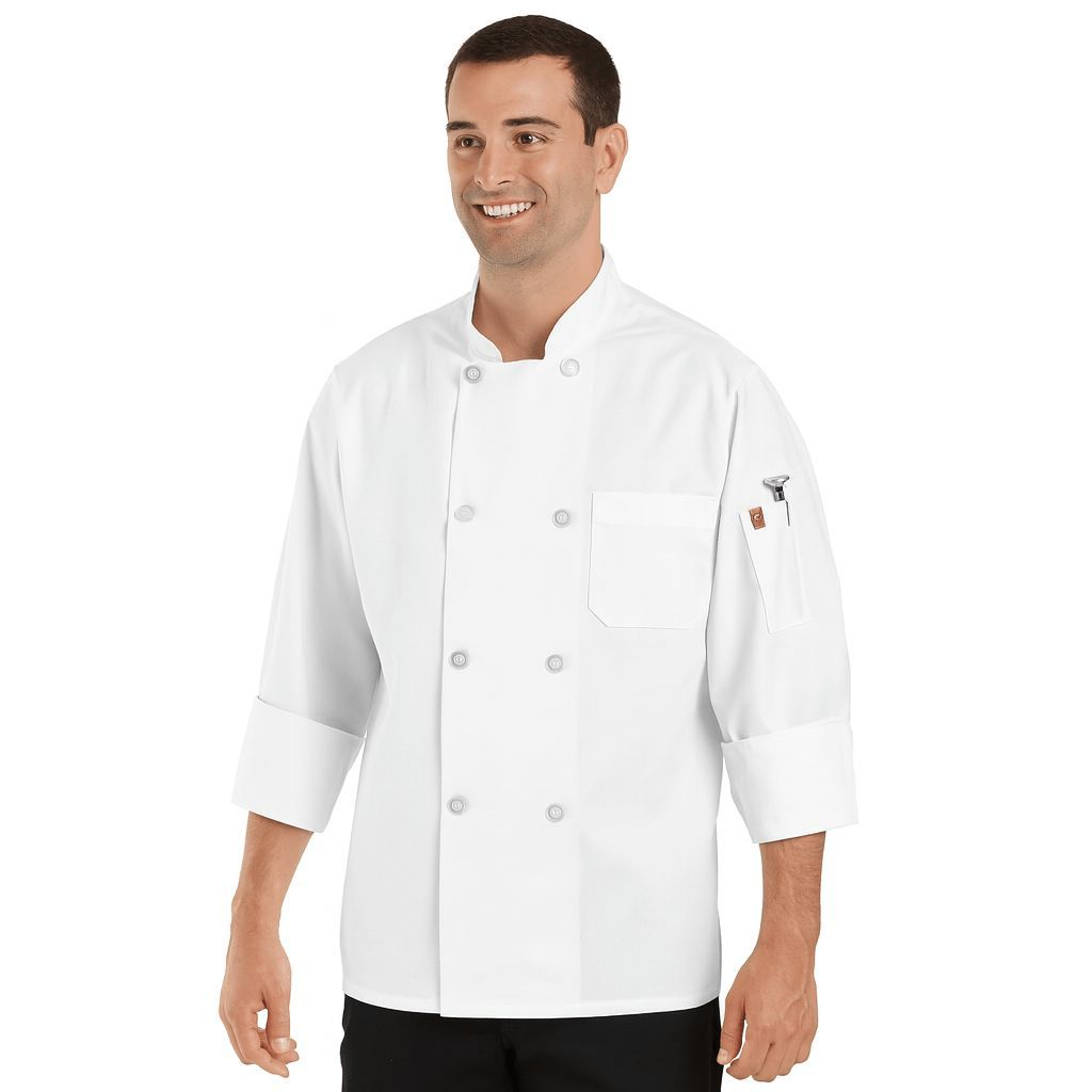 Red Kap 0413 Filipina Chef Cocina Manga Larga Básica Durable - Garufa Jeans
