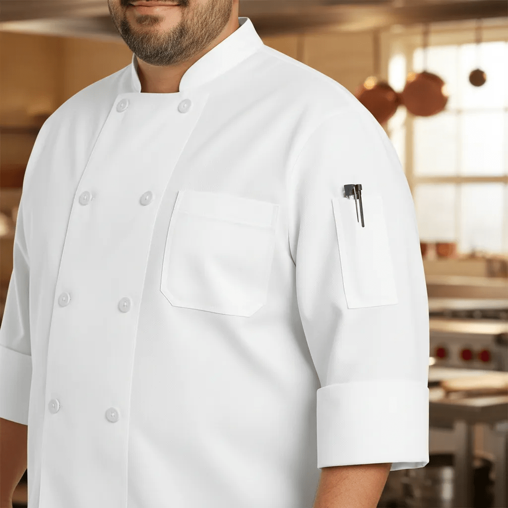 Red Kap 0413 Filipina Chef Cocina Manga Larga Durable Extras - Garufa Jeans