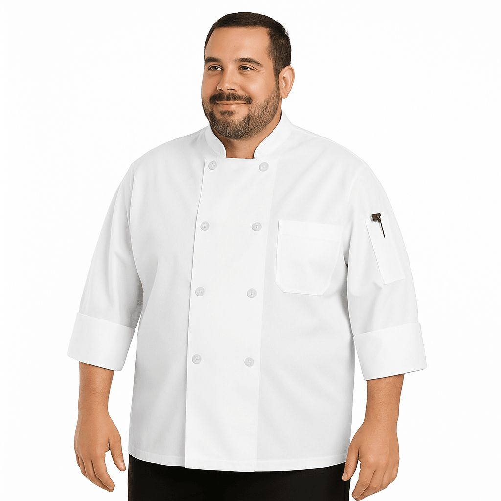 Red Kap 0413 Filipina Chef Cocina Manga Larga Durable Extras - Garufa Jeans