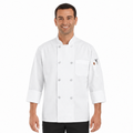 Filipina de chef Red Kap 0413 para hombre blanca, vista frontal con modelo | color:blanca