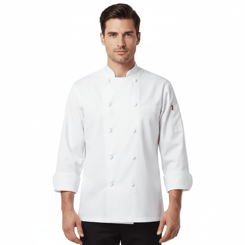 Red Kap 0421 Filipina Chef Cocina Manga Larga Botones Nudos - Garufa Jeans