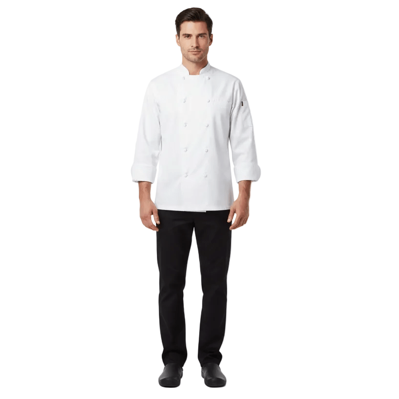 Red Kap 0421 Filipina Chef Cocina Manga Larga Botones Nudos - Garufa Jeans