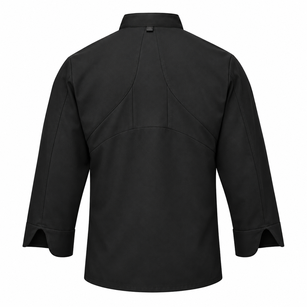 Filipina de chef Red Kap 042X para hombre negra, vista posterior de la prenda | color:negra
